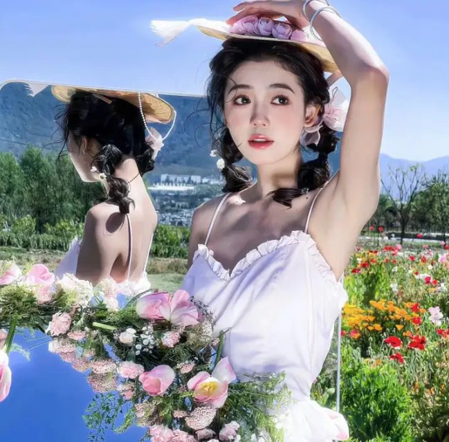 独自在夜晚的海边